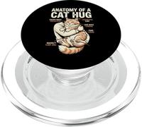 Anatomie d'un Chat câlin drôle Amateur de Chat propriétaire de Chat PopSockets PopGrip pour MagSafe