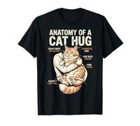 Anatomie d'un Chat câlin drôle Amateur de Chat propriétaire de Chat T-Shirt