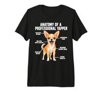 Anatomie d'un Chien Yapper Professionnel T-Shirt Haut de Gamme