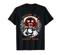Anatomie d'un Crash de Serveur drôle Linux Sysadmin T-Shirt