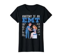 Anatomie d'un EMT paramédical EMT EMT EMT Santé Soins T-Shirt Graphique avec Valeur