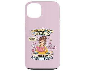 Anatomie d'un Lecteur Amateur de Livres lisant des Livres pour Enfants Coque pour iPhone 13