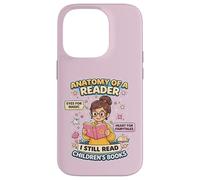 Anatomie d'un Lecteur Amateur de Livres lisant des Livres pour Enfants Coque pour iPhone 14 Pro