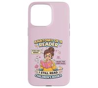 Anatomie d'un Lecteur Amateur de Livres lisant des Livres pour Enfants Coque pour iPhone 15 Pro Max