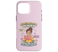 Anatomie d'un Lecteur Amateur de Livres lisant des Livres pour Enfants Coque pour iPhone 16 Pro Max