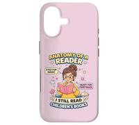 Anatomie d'un Lecteur Amateur de Livres lisant des Livres pour Enfants Coque pour iPhone 17