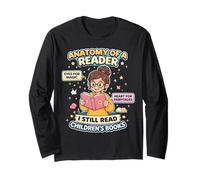 Anatomie d'un Lecteur Amateur de Livres lisant des Livres pour Enfants Manche Longue