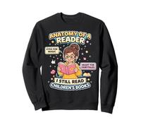 Anatomie d'un Lecteur Amateur de Livres lisant des Livres pour Enfants Sweatshirt