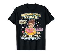 Anatomie d'un Lecteur Amateur de Livres lisant des Livres pour Enfants T-Shirt