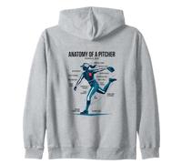 Anatomie d'un Pitcher Female Ace Fastpitch Softball Sweat à Capuche
