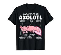 Anatomie d'un propriétaire Askolotl Mexicain Walking Fish Lover T-Shirt Graphique avec Valeur