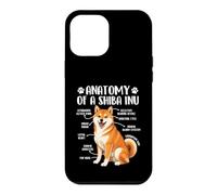 Anatomie d'un Shiba Inu - Chien Japonais Papa Chien Maman Coque pour iPhone 12 Pro Max