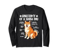 Anatomie d'un Shiba Inu - Chien Japonais Papa Chien Maman Manche Longue