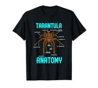 Anatomie d'une araignée Tarentule - Diagramme drôle d'une T-Shirt Graphique avec Valeur