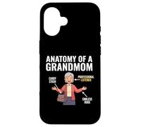 Anatomie d'une Grand-mère Grand-mère Famille matriarche Coque pour iPhone 16