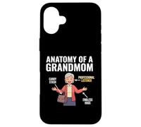 Anatomie d'une Grand-mère Grand-mère Famille matriarche Coque pour iPhone 16 Plus
