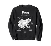 Anatomie d'une Grenouille drôle Diagramme amphibien Sweatshirt