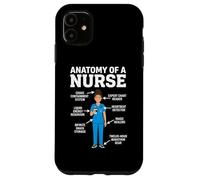 Anatomie d'une infirmière médicale Professionnelle travailleur de la santé Coque pour iPhone 11
