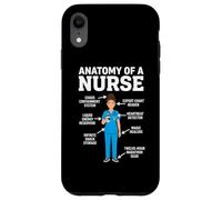 Anatomie d'une infirmière médicale Professionnelle travailleur de la santé Coque pour iPhone XR