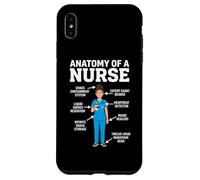 Anatomie d'une infirmière médicale Professionnelle travailleur de la santé Coque pour iPhone XS Max