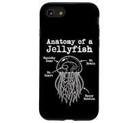 Anatomie d'une méduse Nouilles épicées drôle biologie Marine Coque pour iPhone SE (2020) / 7/8