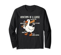 Anatomie d'une oie mauvais yeux humour chaos Manche Longue