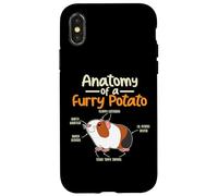 Anatomie d'une Pomme de Terre à Fourrure, drôle, Amateur de cobayes, Cavy Coque pour iPhone X/XS