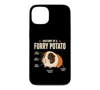 Anatomie d'une Pomme de Terre à Fourrure pour Amateur de Cochon d'Inde drôle Coque pour iPhone 13