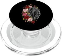 Anatomie Florale du Cerveau Humain Neurosciences Psychologie PopSockets PopGrip pour MagSafe