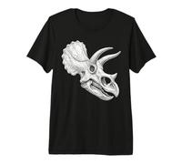 Anatomie fossile du Dinosaure à Cornes du tricératops T-Shirt Haut de Gamme