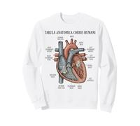 Anatomie Humaine Diagramme Cardiaque Système cardiovasculaire Sweatshirt