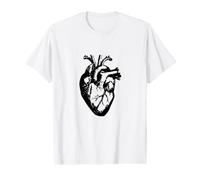 Anatomie Humaine du Cœur T-Shirt Graphique avec Valeur