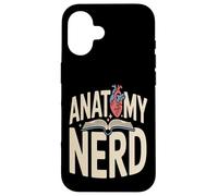 Anatomie Nerd Corps Humain Étude étudiante en médecine Coque pour iPhone 16