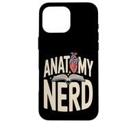 Anatomie Nerd Corps Humain Étude étudiante en médecine Coque pour iPhone 16 Pro Max