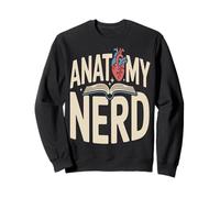 Anatomie Nerd Corps Humain Étude étudiante en médecine Sweatshirt