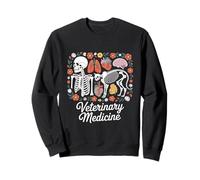Anatomie vétérinaire Florale Technicien vétérinaire Sweatshirt