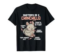 Anatomy of A Chinchilla Longue Queue Chinchilla Cheveux Longs T-Shirt