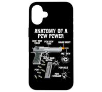 Anatomy of a Pew Pewer - Pistolet Amusant 9 mm pour tireurs de Sport Coque pour iPhone 16 Plus