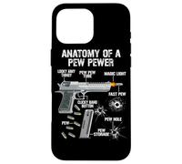 Anatomy of a Pew Pewer - Pistolet Amusant 9 mm pour tireurs de Sport Coque pour iPhone 16 Pro Max