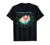 Anatomy Of A Plant Cell Natural Plants Biology Scientist T-Shirt