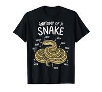 Anatomy of A Snake Herpétologie Python Royal T-Shirt