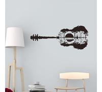 ANATTASOUL Autocollant Muraux,Stickers Muraux Décoratifs pour Cuisine,Autocollant Mural Guitare Restaurant Chambre Salon Salle à Manger Décoration(60x30cm)