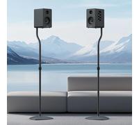 Anautin Paire de Supports universels pour Haut-parleurs Satellites et bibliothèques réglables de 71,1 à 96,5 cm, Support de Haut-Parleur pour Home cinéma, Compatible avec Sony/Bose/JBL/Sonos/Klipsch