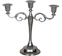 Anawakia Chandelier chandelier chandelier en métal chandelier (argenté,3 brins)