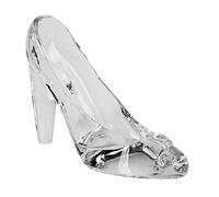 Anawakia Chaussure de Cendrillon Verre Cristal Transparente Chaussures à Talons Hauts Pendentif Pantoufle de Verre Ornaments Décoration de Fête de Mariage Cadeau
