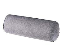 Anawakia Traversin Oreiller de Rouleau de Cou Cervical Oreiller Cylindrique Coussins Longs Oreiller Multifonctionnel pour Le Cou Lombaire (Grau,15 x 60 cm)