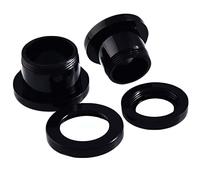 ANAZOZ Écarteur Oreille 6mm, Piercing Tunnel Acrylique Noir, Tunnel d'oreille 2PCS 2G Punk