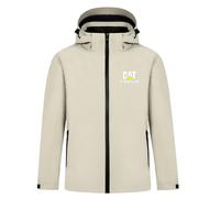 ANBCUOT Imperméable de Montagne Ca.ter-pillar, Pluie Manteau Automne Hiver Veste(Khaki,M)
