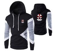 ANBCUOT Sweatshirts Homme Resid.ent evil, Pull Coupe Ajustée Imprimé de Manches Longues, Vêtement Classique Décontracté, Printemps et Automne(Black,M)