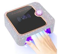 ANBEISTEE Lampe UV pour Les Ongles, Lampe à Ongles UV Rechargeable, Séchage Rapide des Ongles Durcissement Lampe, gel Vernis à Ongles Lampe UV, 0-120s à tout Moment, pour Salon et Maison